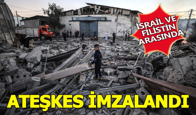 İsrail ve Filistin ateşkes kararı aldı
