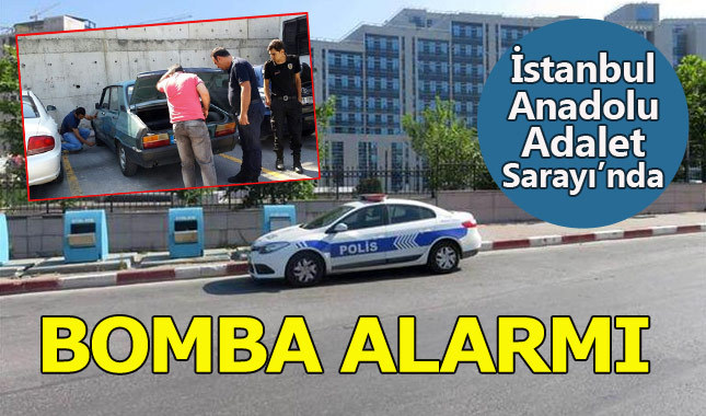 İstanbul Anadolu Adalet Sarayı'nda bomba alarmı