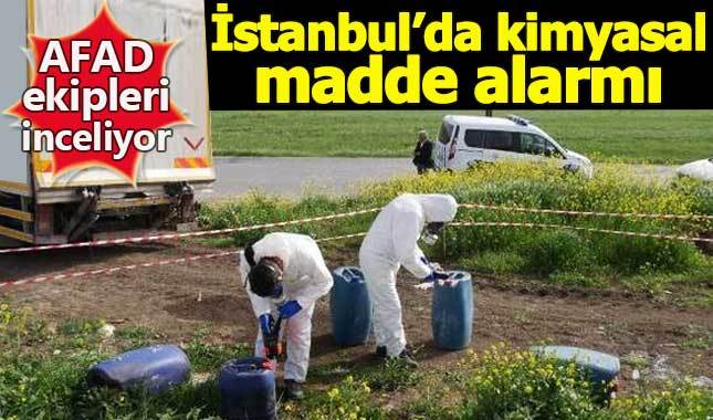 İstanbul Büyükçekmece'de kimyasal madde alarmı!