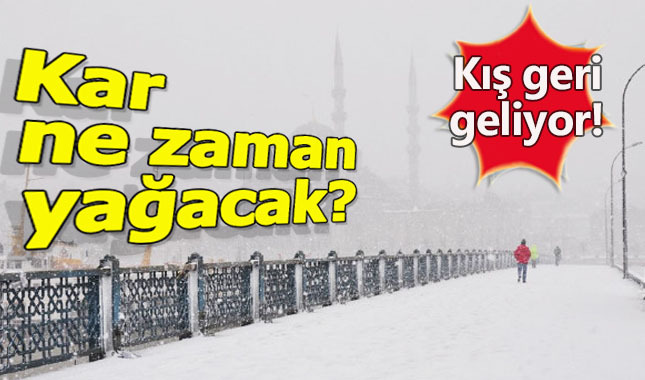 İstanbul'a kar ne zaman yağacak?