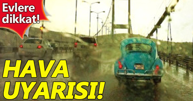 İstanbul'a meteorolojiden uyarı geldi!