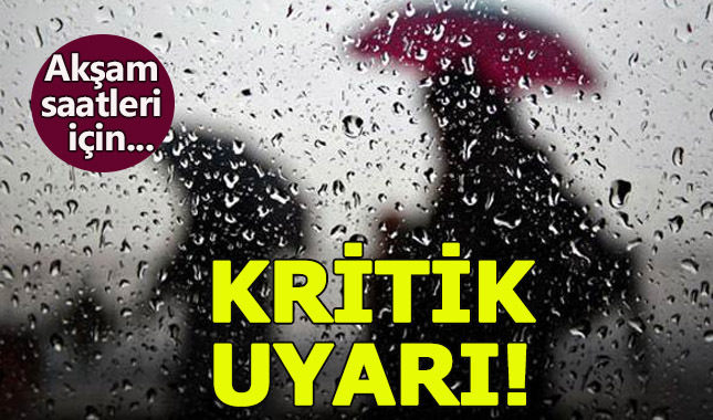 İstanbul'a yağış için saat verildi