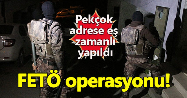 İstanbul'da 'FETÖ' operasyonu: gözaltılar var