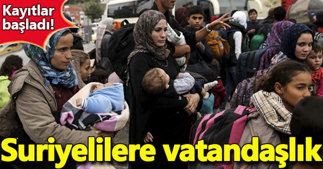 İstanbul'da Suriyelilere vatandaşlık verilmeye başlandı