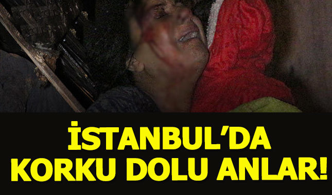 İstanbul'da bir evin çatısı çöktü, aile faciadan son anda kurtuldu