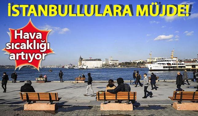 İstanbul'da hava sıcaklığı 20 dereceye dayanacak