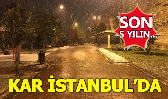 İstanbul'da kar yağışı başladı (3-4 Ocak 2019)