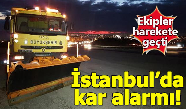 İstanbul'da kar yağışı hazırlıkları sürüyor