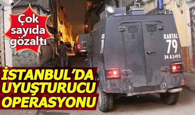 İstanbul'da şafak vakti narkotik baskını