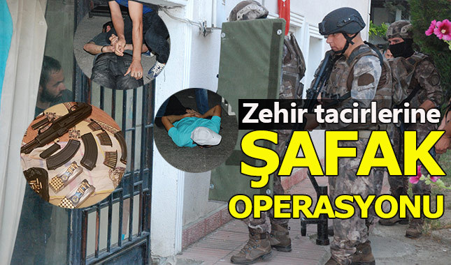İstanbul'da uyuşturucu şebekelerine şafak operasyonu