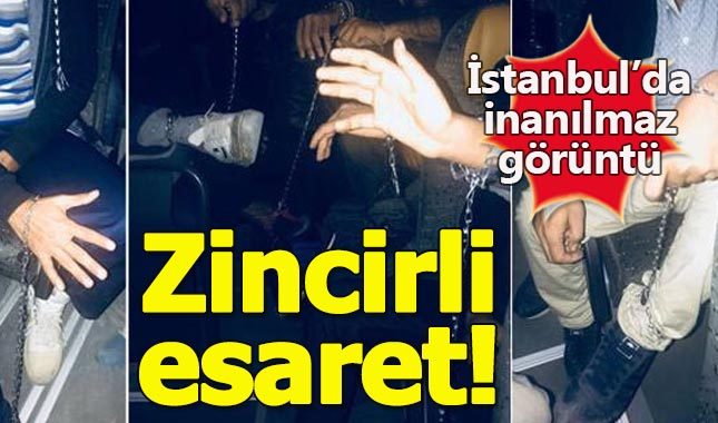 İstanbul'da zincire vurulan 57 Pakistanlı kurtarıldı