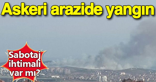 İstanbul'daki askeri arazilerde iki ayrı yangın