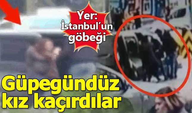 İstanbul'un göbeğinde güpegündüz kız kaçırıldı