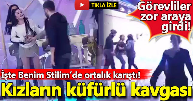 İşte Benim Stilim'de küfürlü kavga! Görevliler araya zor girdi!
