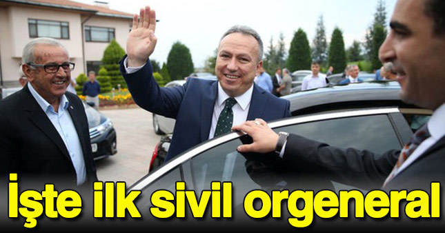 İşte Türkiye'nin ilk sivil orgenerali