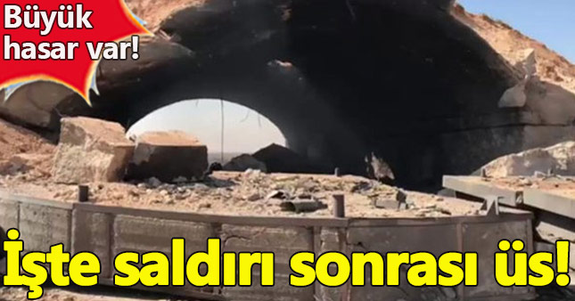 İşte vurulan Şayrat Hava Üssü'nden geriye kalanlar