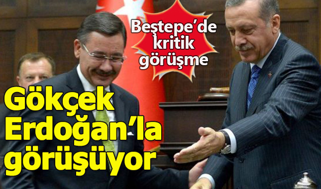 İstifası beklenen Melih Gökçek, Beştepe'de