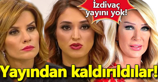 İzdivaç programları yayından kaldırıldı!