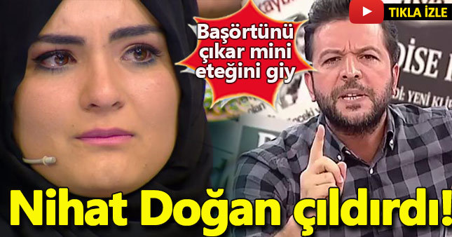 Nihat Doğan'dan İzdivaç programlarına escort şoku