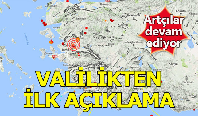 İzmir Valiliğinden deprem açıklaması