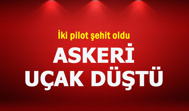 İzmir'de askeri uçak düştü: 2 şehit