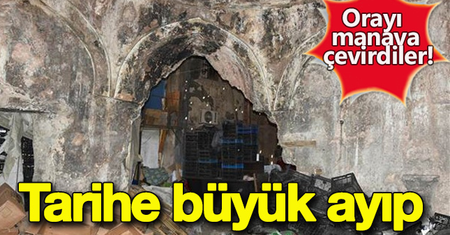 İzmir'de tarihi hamam manav oldu