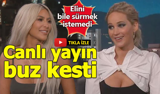 Jennifer Lawrence, Kardashian'a elini bile sürmedi
