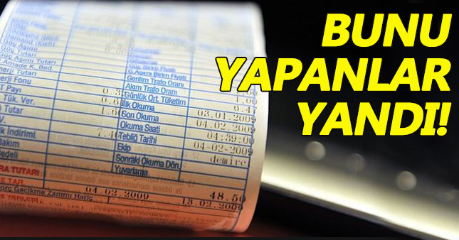 Kaçak elektrik kullananlar yandı!