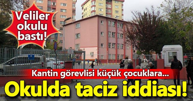 Kadıköy'de bir okulda taciz iddiası
