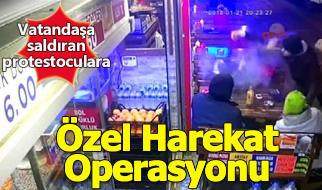 Kadıköy'de yaşanan dayak olayına Özel Harekat müdahalesi!