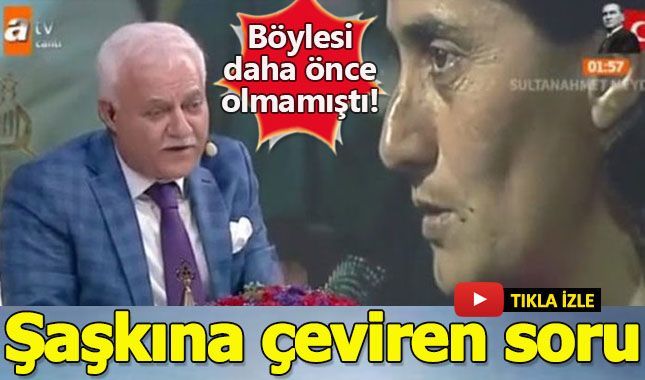 Kadın izleyicinin sorusu herkesi şaşkına çevirdi!