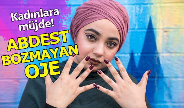 Kadınlara "helal oje" müjdesi
