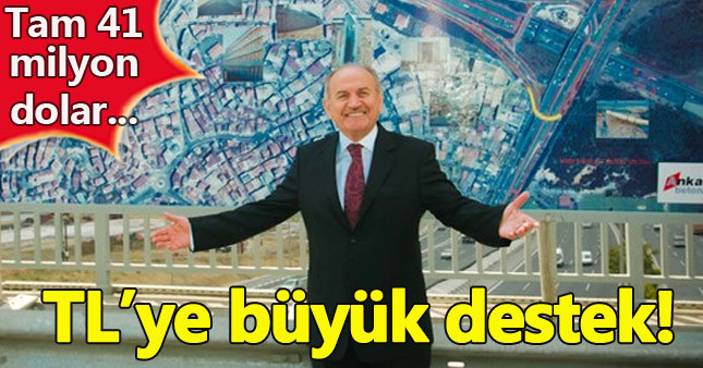 Kadir Topbaş'tan TL kampanyasına destek