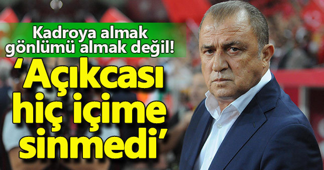 "Kadroya almak demek gönlümü almak demek değil"