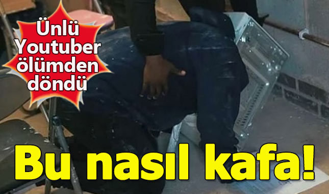 Kafasını mikrodalga fırına sokan Youtuber ölümün ucundan döndü