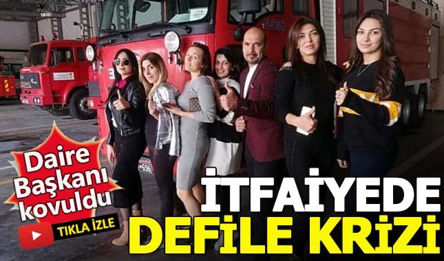Kahramanmaraş'taki itfaiye binasında kaçak defile krizi!