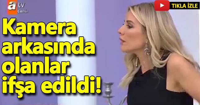 Kamera arkasında olanlar ifşa oldu Esra Erol çıldırdı