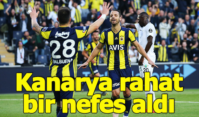 Kanarya rahat bir nefes aldı
