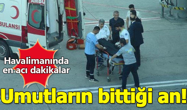 Kanser tedavisi için uçağa binerken son nefesini verdi!