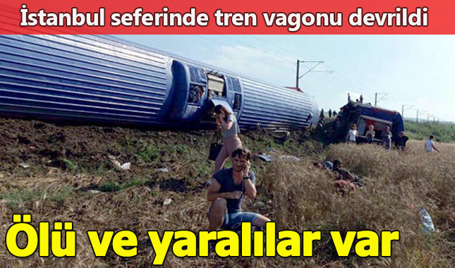 Edirne Halkalı seferinde tren vagonu devrildi! 24 ölü 124 yaralı var Son durum görüntüler Yayın yasağı getirildi