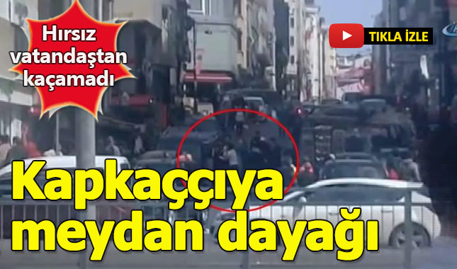 Kapkaççıya meydan dayağı kameralarda