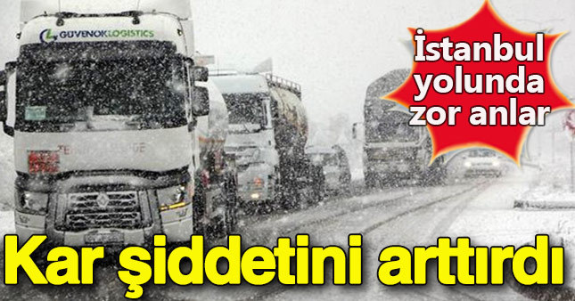 Kar şiddetini arttırdı