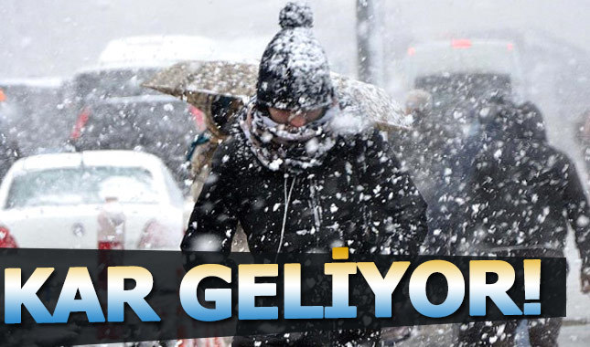 Kar yağışı İstanbul'u beyaza bürüyecek