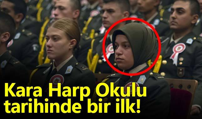 Kara Harp Okulu'nda tarihinde ilk başörtülü öğrenci