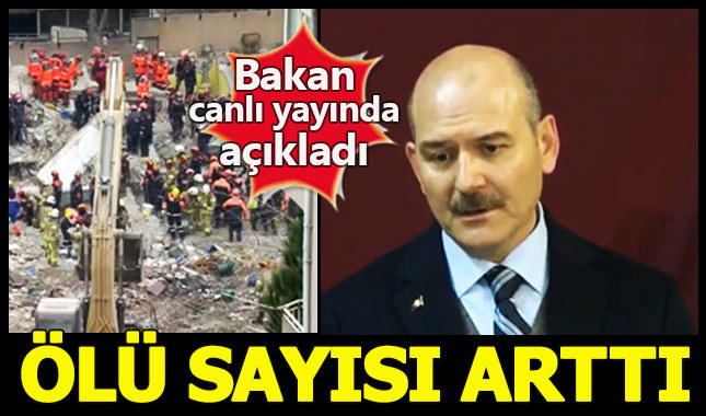 Kartal'da çöken binada ölü sayısı 14'e yükseldi