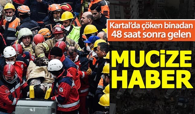 Kartal'daki göçükten bir kişi daha kurtarıldı