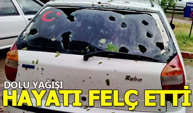 Kastamonu'yu felç eden dolu yağışı