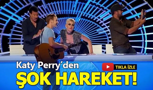 Katy Perry'nin yarışmacıyı şoka sokan hareketi