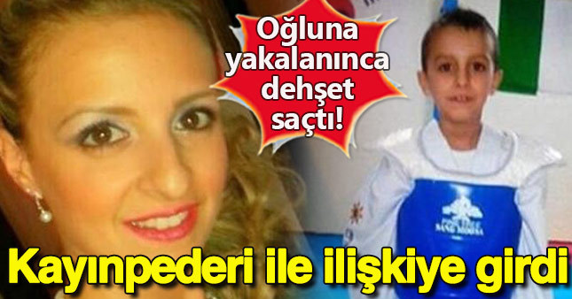 Kayınpederi ile ilişkiye girerken oğlu görünce...