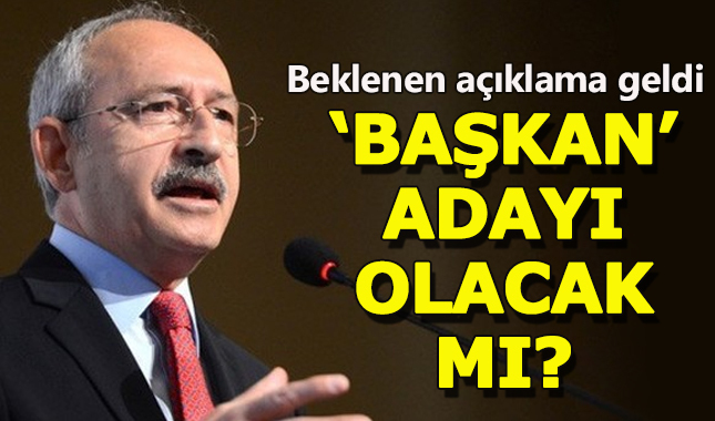 Kemal Kılıçdaroğlu, 2019'da aday olmayacak